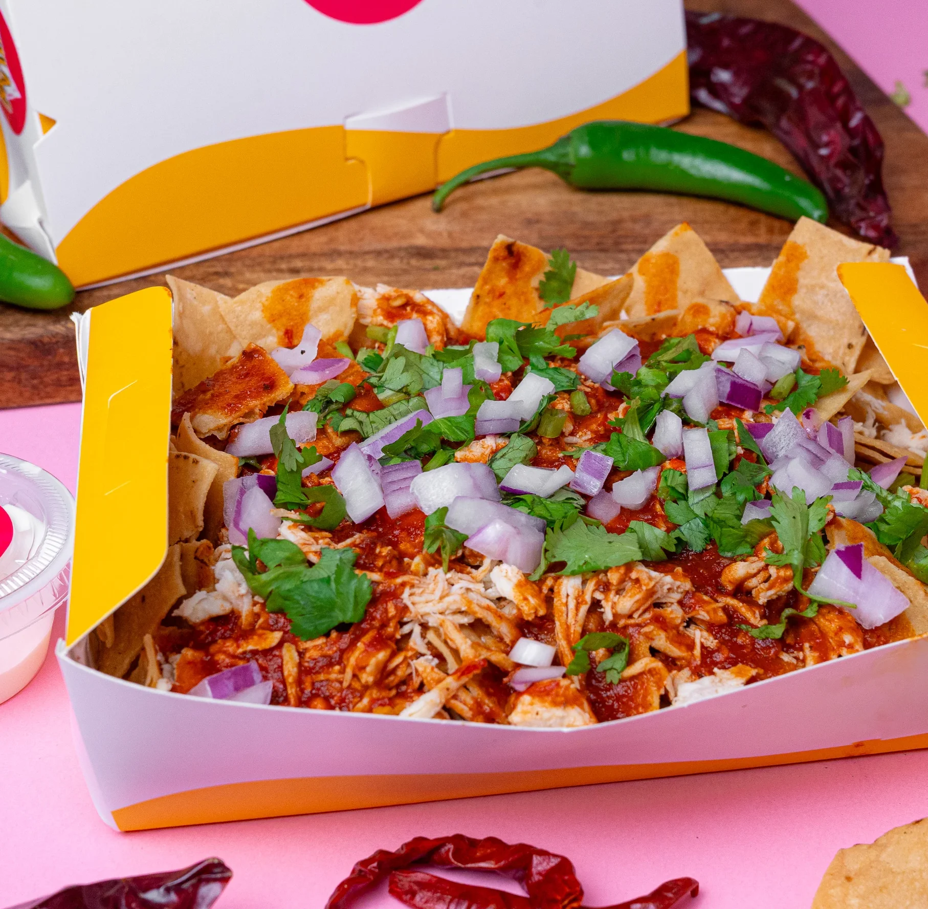 Rojones con pollo